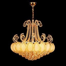 Designer Touch Decorative Modern Luxury Chandelier Crystal Pendant Light Diameter 50CM Contains 8 Bulbs