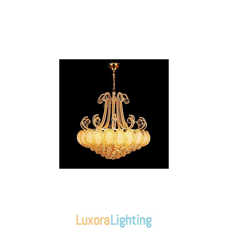 Designer Touch Decorative Modern Luxury Chandelier Crystal Pendant Light Diameter 50CM Contains 8 Bulbs