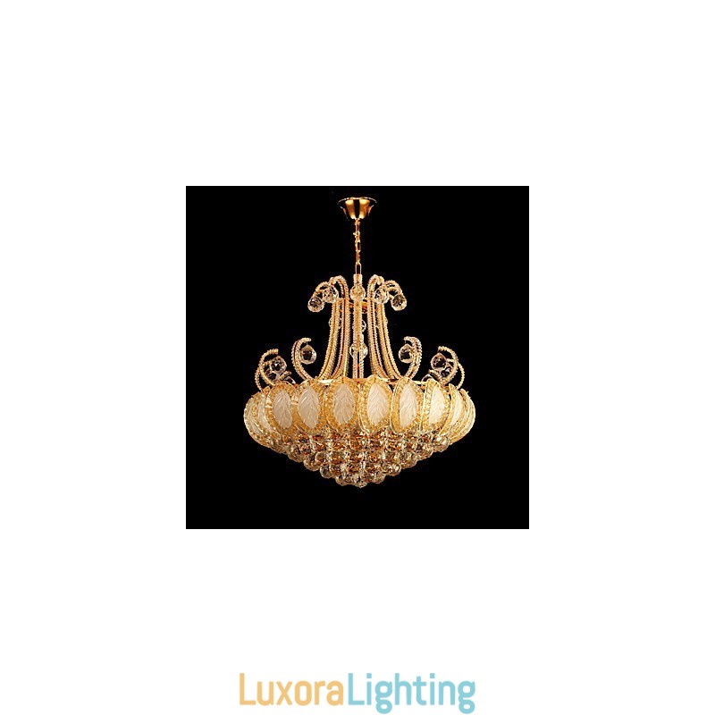 Designer Touch Decorative Modern Luxury Chandelier Crystal Pendant Light Diameter 50CM Contains 8 Bulbs
