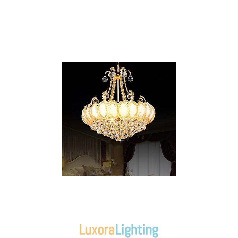 Designer Touch Decorative Modern Luxury Chandelier Crystal Pendant Light Diameter 50CM Contains 8 Bulbs