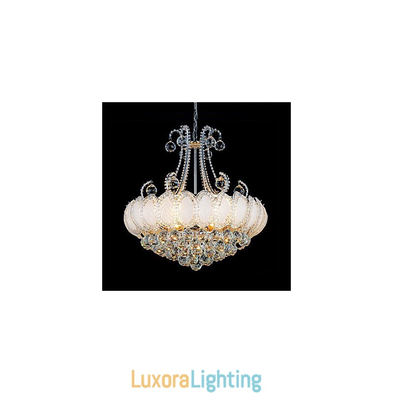 Designer Touch Decorative Modern Luxury Chandelier Crystal Pendant Light Diameter 50CM Contains 8 Bulbs