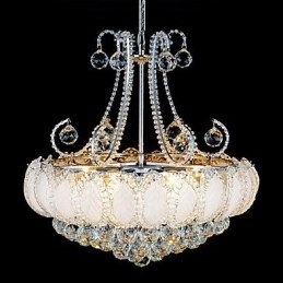 Designer Touch Decorative Modern Luxury Chandelier Crystal Pendant Light Diameter 50CM Contains 8 Bulbs