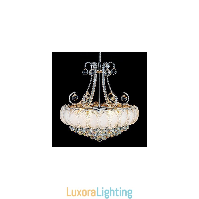 Designer Touch Decorative Modern Luxury Chandelier Crystal Pendant Light Diameter 50CM Contains 8 Bulbs