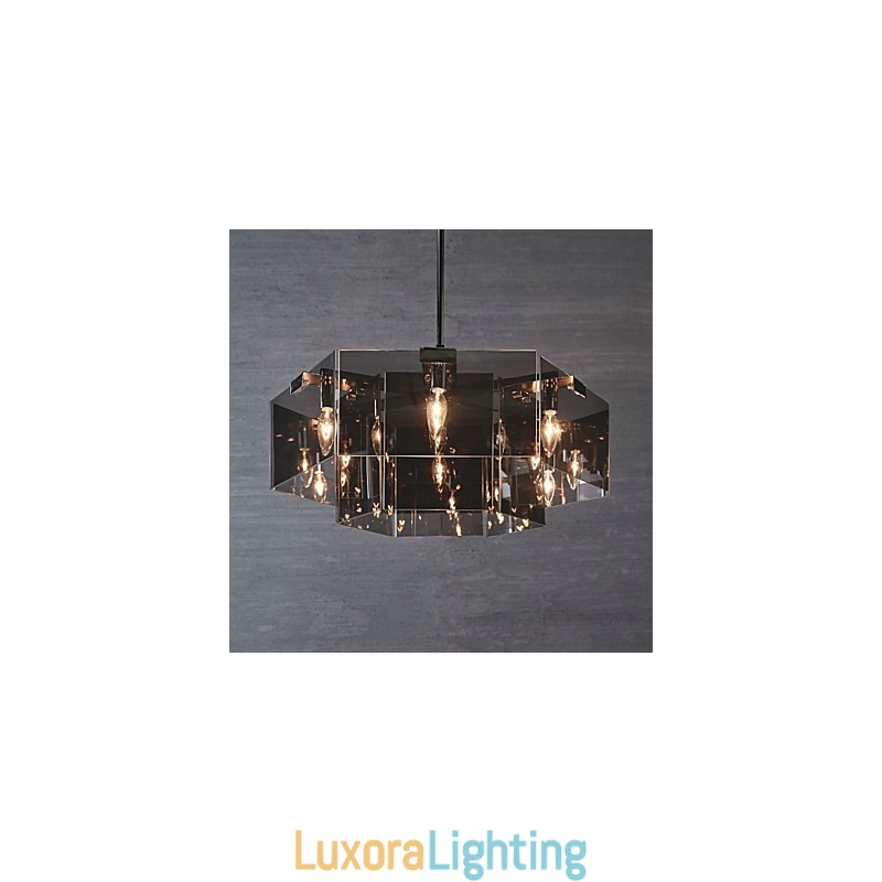 Designer Touch Decorative Rustic Lodge Painting Feature for Designers Metal Indoor 6 Bulbs Chandelier