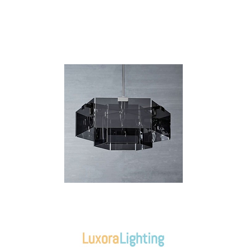 Designer Touch Decorative Rustic Lodge Painting Feature for Designers Metal Indoor 6 Bulbs Chandelier