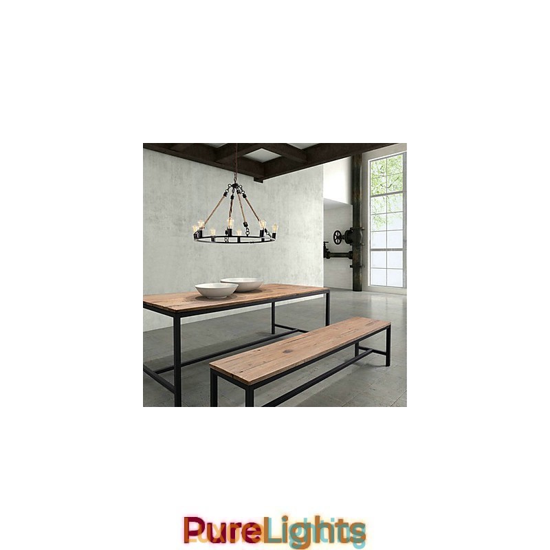 Designer Touch Decorative Vintage Mini Style Painting Metal Chandelier