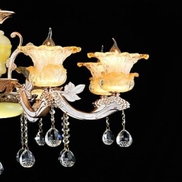 Designer Touch Decorative Modern Contemporary Traditional Classic Zinc Alloy Feature for Crystal Mini Style Metal Pendant Light