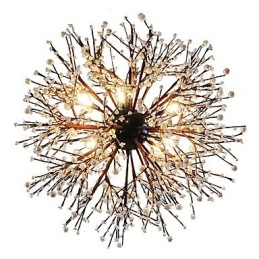 Designer Touch Decorative Modern Chandelier Firework Vintage Wrought Iron With 8 Lights Chandelier Island Pendant Lighting Ceiling Light