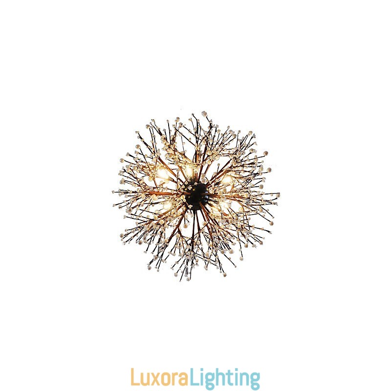 Designer Touch Decorative Modern Chandelier Firework Vintage Wrought Iron With 8 Lights Chandelier Island Pendant Lighting Ceiling Light