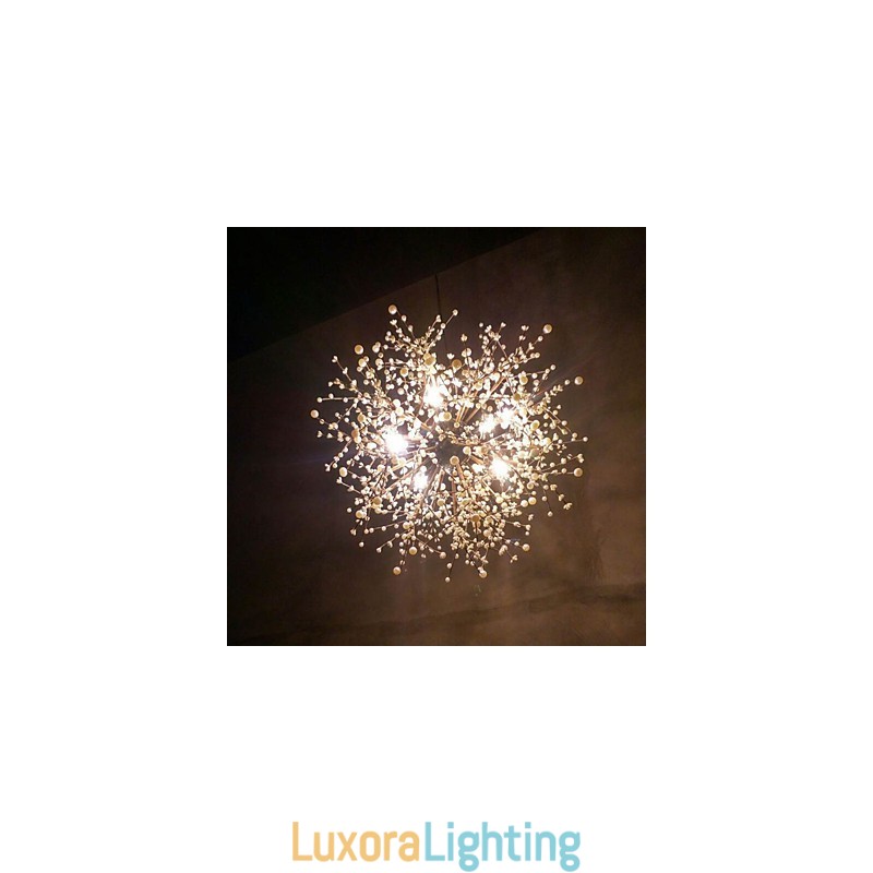 Designer Touch Decorative Modern Chandelier Firework Vintage Wrought Iron With 8 Lights Chandelier Island Pendant Lighting Ceiling Light