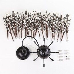 Designer Touch Decorative Modern Chandelier Firework Vintage Wrought Iron With 8 Lights Chandelier Island Pendant Lighting Ceiling Light