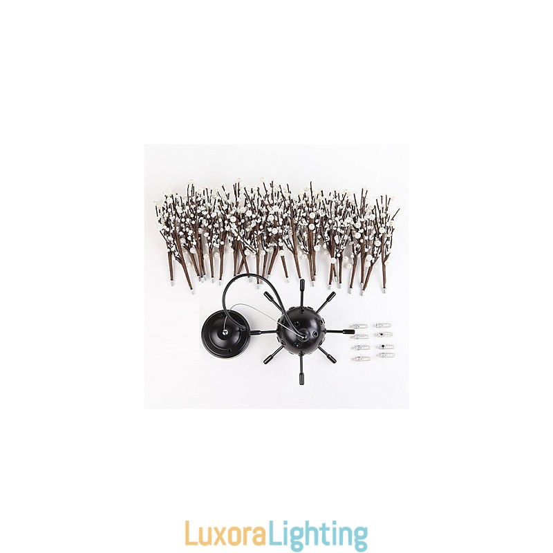 Designer Touch Decorative Modern Chandelier Firework Vintage Wrought Iron With 8 Lights Chandelier Island Pendant Lighting Ceiling Light