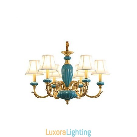 Designer Touch Decorative All Copper Chandelier Jade Chandelier