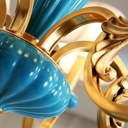 Designer Touch Decorative All Copper Chandelier Jade Chandelier