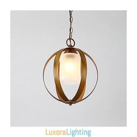 Designer Touch Decorative Loft Metal Amercian Industrial Style Painting Color with Glass European Chandelier Lamp the Indoor Decorate Pendant Lamp