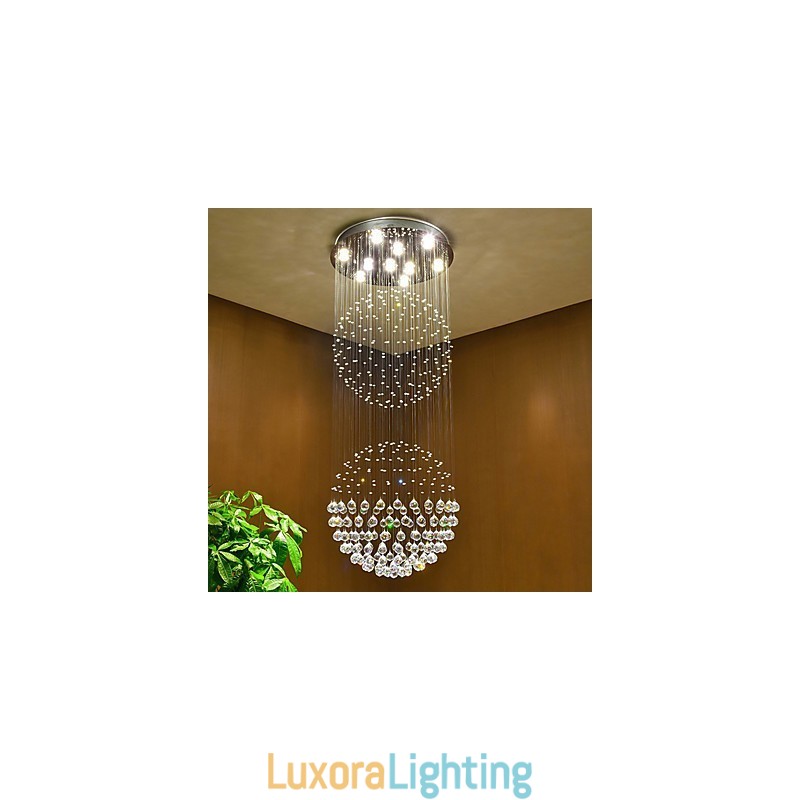 Designer Touch Decorative Crystal Ceiling Pendant Light Indoor Chandelier Home Hanging Lighting Lamps Fixtures