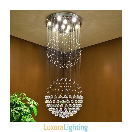 Designer Touch Decorative Crystal Ceiling Pendant Light Indoor Chandelier Home Hanging Lighting Lamps Fixtures