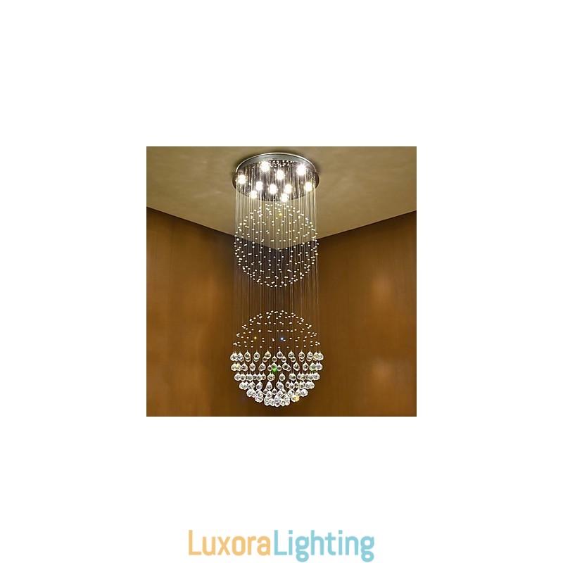 Designer Touch Decorative Crystal Ceiling Pendant Light Indoor Chandelier Home Hanging Lighting Lamps Fixtures