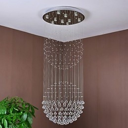 Designer Touch Decorative Crystal Ceiling Pendant Light Indoor Chandelier Home Hanging Lighting Lamps Fixtures