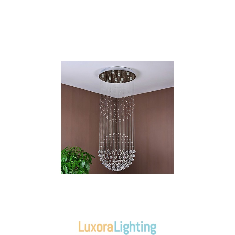 Designer Touch Decorative Crystal Ceiling Pendant Light Indoor Chandelier Home Hanging Lighting Lamps Fixtures