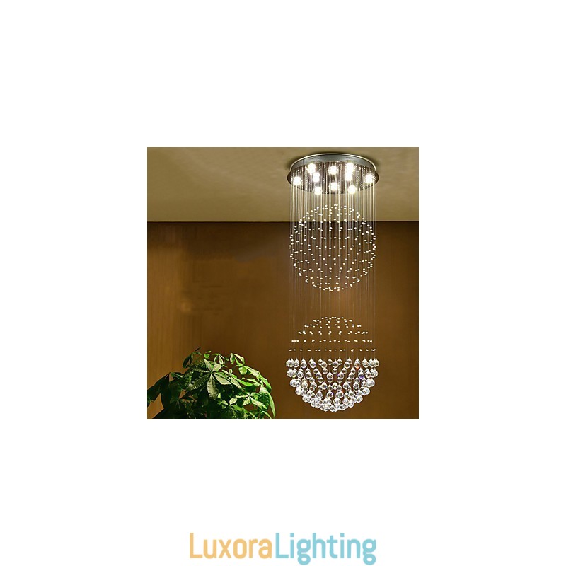 Designer Touch Decorative Crystal Ceiling Pendant Light Indoor Chandelier Home Hanging Lighting Lamps Fixtures