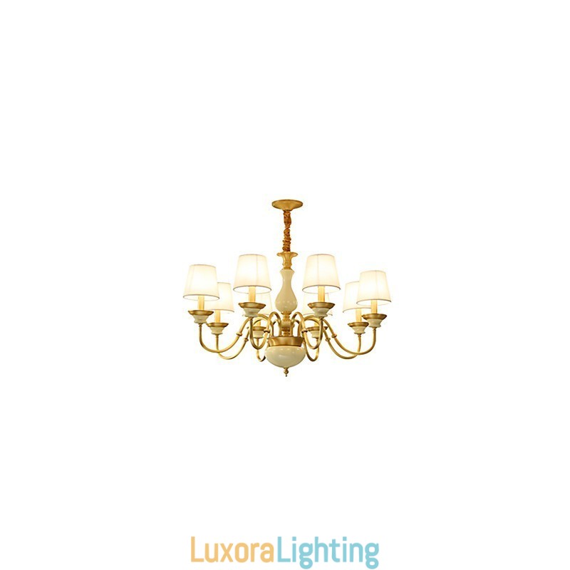 Designer Touch Decorative All Copper Chandelier Jade Chandelier