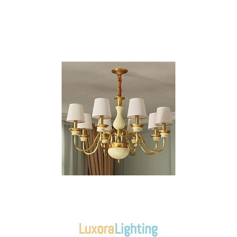Designer Touch Decorative All Copper Chandelier Jade Chandelier