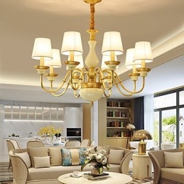 Designer Touch Decorative All Copper Chandelier Jade Chandelier