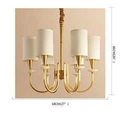 Designer Touch Decorative All Copper Chandelier Jade Chandelier