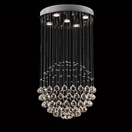 Designer Touch Decorative Modern Contemporary Traditional Classic Rustic Lodge Vintage Country Island Crystal Electroplated Metal Pendant Light