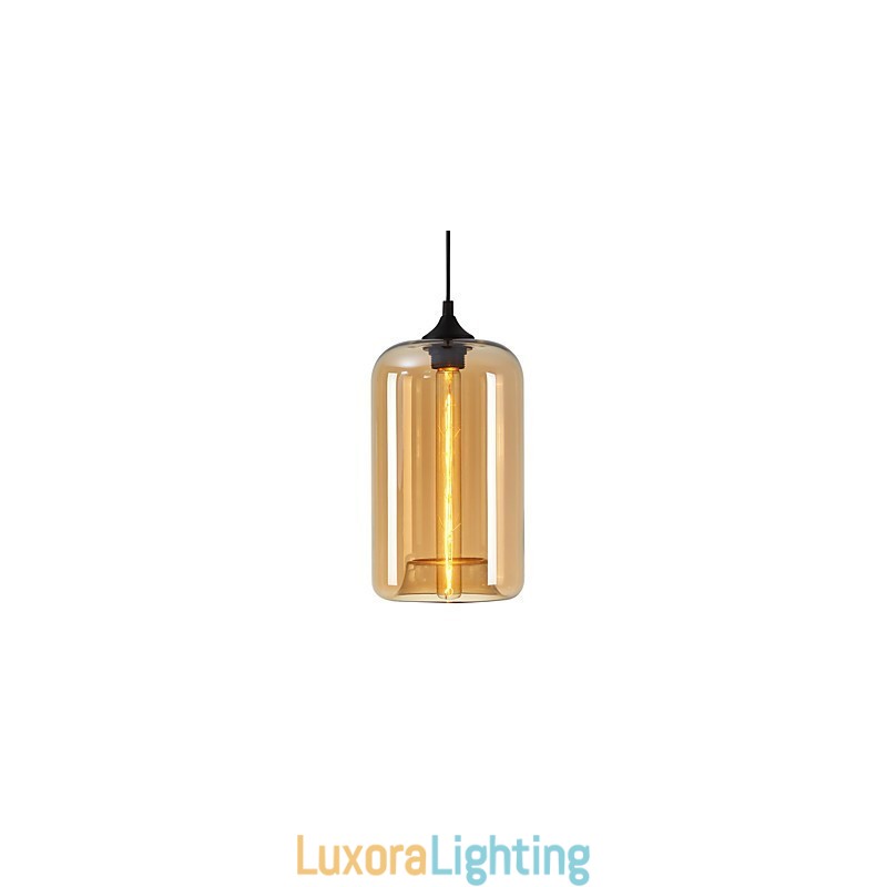 Designer Touch Decorative Bottle Design Pendant 1 Light Minimalist Iron Painting