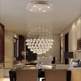 Designer Touch Decorative Modern Contemporary Traditional Classic Rustic Lodge Vintage Country Island Crystal Electroplated Metal Pendant Light
