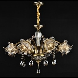 Designer Touch Decorative Rustic Lodge Painting Feature for Designers Metal Indoor Shops 2 Bulbs Chandelier