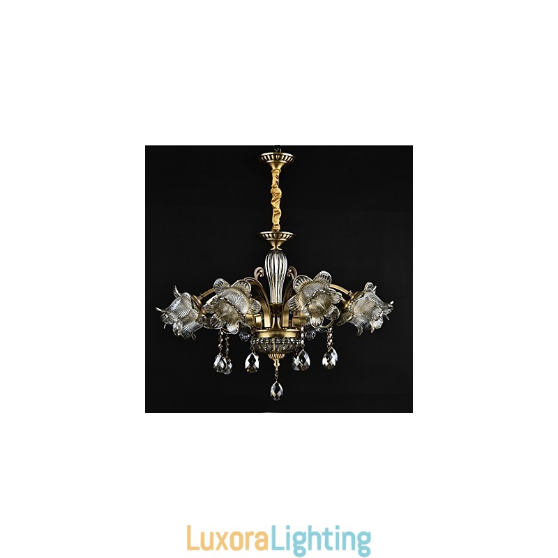 Designer Touch Decorative Rustic Lodge Painting Feature for Designers Metal Indoor Shops 2 Bulbs Chandelier