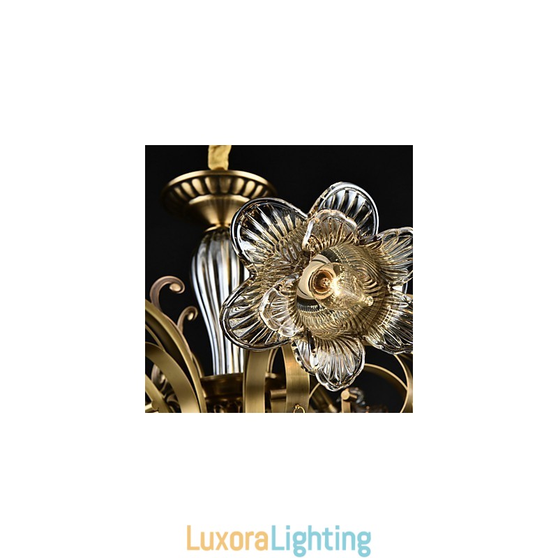 Designer Touch Decorative Rustic Lodge Painting Feature for Designers Metal Indoor Shops 2 Bulbs Chandelier