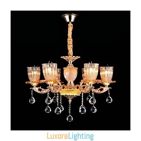 Designer Touch Decorative Modern Contemporary Traditional Classic Zinc Alloy Feature for Crystal Mini Style Metal Pendant Light