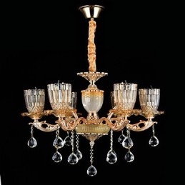 Designer Touch Decorative Modern Contemporary Traditional Classic Zinc Alloy Feature for Crystal Mini Style Metal Pendant Light