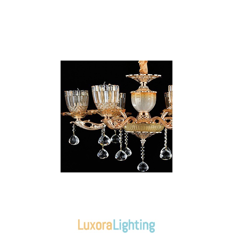 Designer Touch Decorative Modern Contemporary Traditional Classic Zinc Alloy Feature for Crystal Mini Style Metal Pendant Light