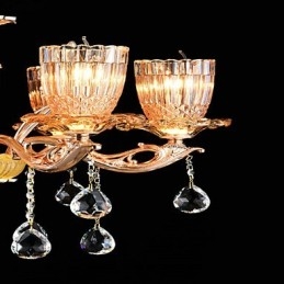 Designer Touch Decorative Modern Contemporary Traditional Classic Zinc Alloy Feature for Crystal Mini Style Metal Pendant Light