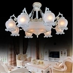 Designer Touch Decorative Chandelier White European Retro Classic