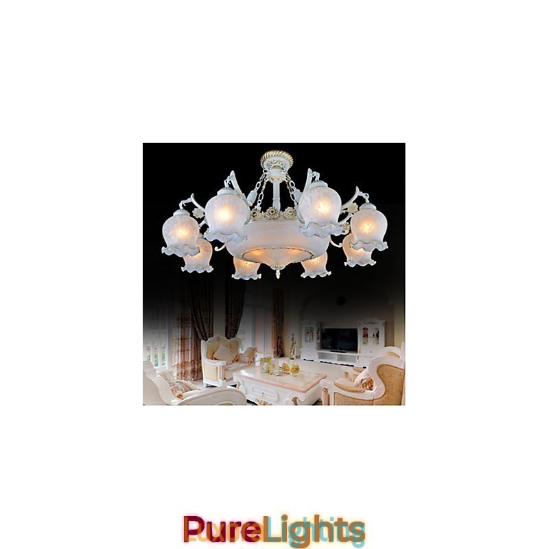 Designer Touch Decorative Chandelier White European Retro Classic