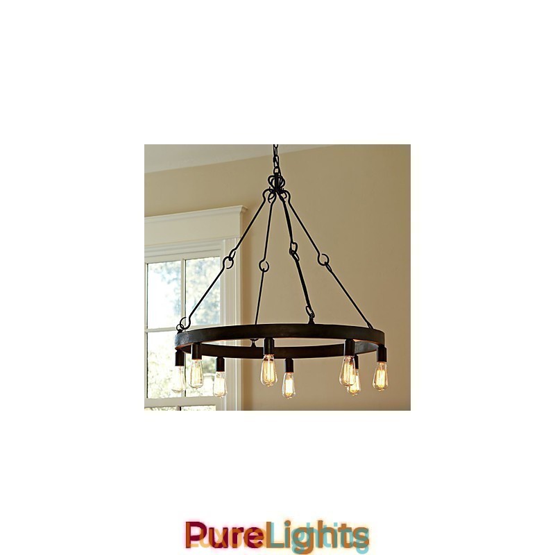 Designer Touch Decorative Retro Style Iron Pendent Light with 8 Lights