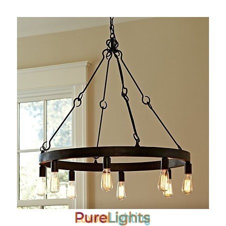 Designer Touch Decorative Retro Style Iron Pendent Light with 8 Lights