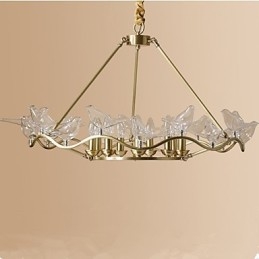 Designer Touch Decorative Modern Contemporary Brass Feature for Designers Metal Chandelier