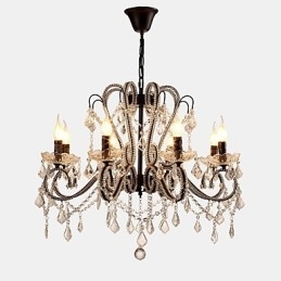 Designer Touch Decorative 8 Lights Crystal Chandelier Modern Contemporary Traditional Classic Rustic Lodge Vintage Retro