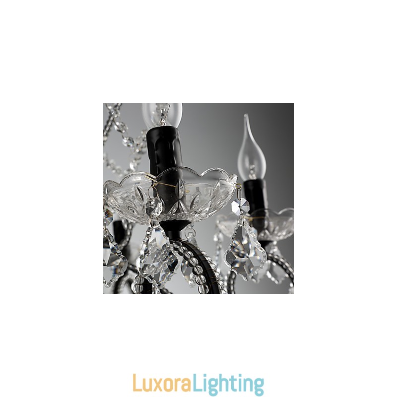 Designer Touch Decorative 8 Lights Crystal Chandelier Modern Contemporary Traditional Classic Rustic Lodge Vintage Retro