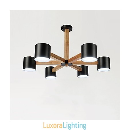 Designer Touch Decorative Vintage Painting Feature for Metal Chandelier