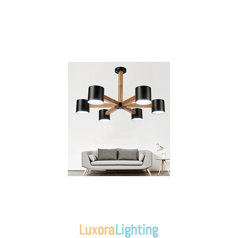 Designer Touch Decorative Vintage Painting Feature for Metal Chandelier