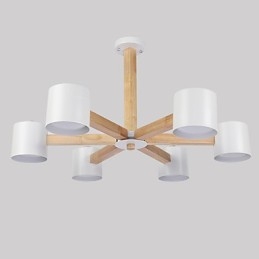 Designer Touch Decorative Vintage Painting Feature for Metal Chandelier