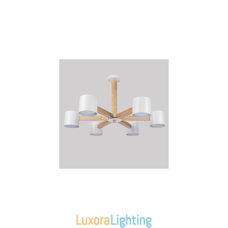 Designer Touch Decorative Vintage Painting Feature for Metal Chandelier